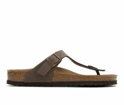 Women's Birkenstock Gizeh Leather Footbed Sandals -Platform Sandals Shop 1 1385