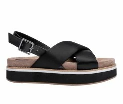 Women's Jane And The Shoe Alma Flatform Sandals