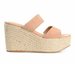 Women's Journee Collection Ilyana Espadrille Platform Wedge