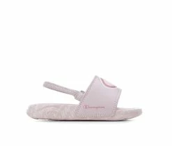 Girls' Champion Toddler Mega Script Repeat Sport Slides