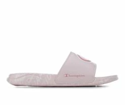 Girls' Champion Little Kid & Big Kid Mega Script Repeat Sport Slides