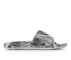 Women's Skechers Cali Pop Ups - Lovely Marble Sport Slides