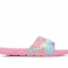 Girls' Puma Little Kid Cool Cat Ice Cream Swirl PS Sport Slides -Platform Sandals Shop 1 898