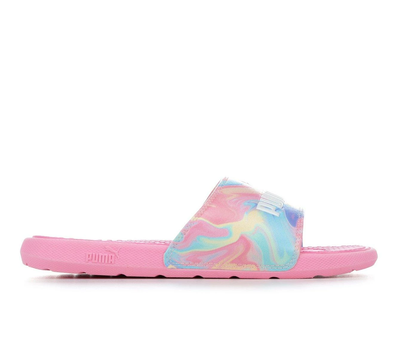 Girls' Puma Little Kid Cool Cat Ice Cream Swirl PS Sport Slides 4 Girls' Puma Little Kid Cool Cat Ice Cream Swirl PS Sport Slides - Image 2
