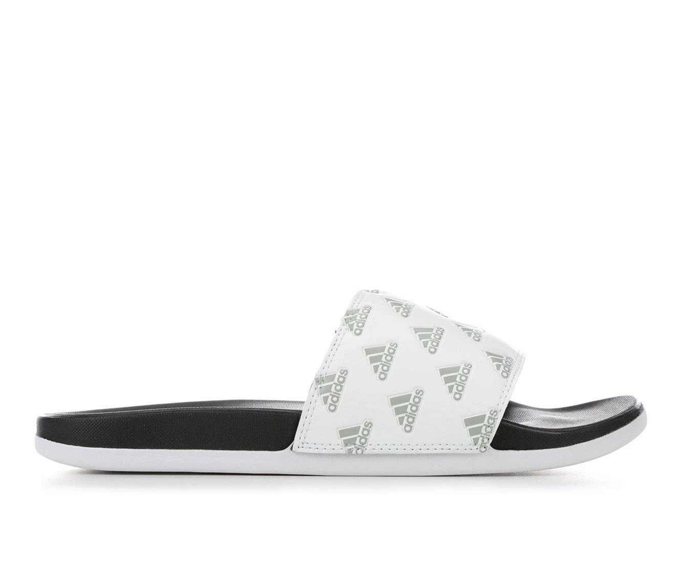 Women's Adidas Adilette Comfort Logo Sport Slides 3 Women's Adidas Adilette Comfort Logo Sport Slides