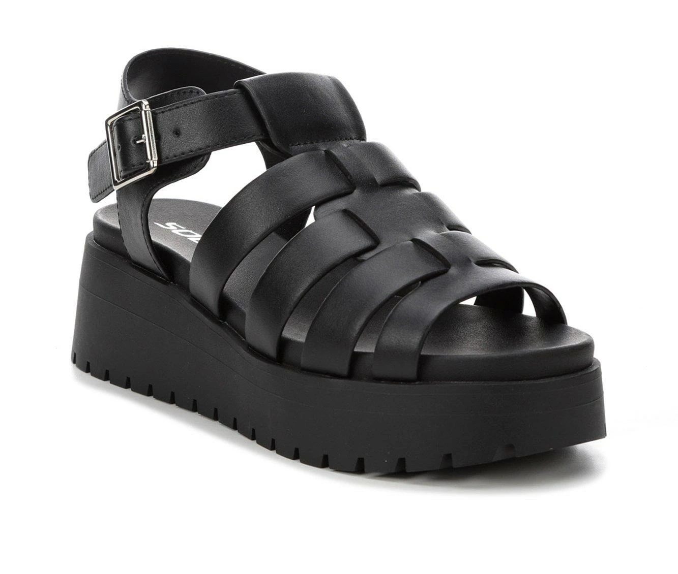 Women's Soda Pullout Platform Sandals 5 Women's Soda Pullout Platform Sandals - Image 3
