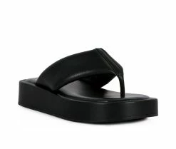 Women's London Rag Rosette Flip-Flops -Platform Sandals Shop 2 214