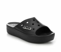 Women's Crocs Classic Platform Slides -Platform Sandals Shop 2 26