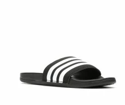Women's Adidas Adilette CF Stripes Sport Slides 9 Women's Adidas Adilette CF Stripes Sport Slides -Platform Sandals Shop 2 398