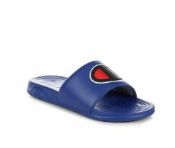 Boys' Champion Little Kid & Big Kid Mega Slide Big C Sport Slides -Platform Sandals Shop 2 403