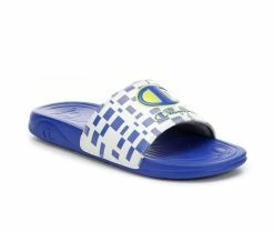 Boys' Champion Little Kid & Big Kid Mega Slide Graph Sport Slides -Platform Sandals Shop 2 405