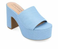 Women's Journee Collection Enyya Platform Heeled Sandals -Platform Sandals Shop 2 43