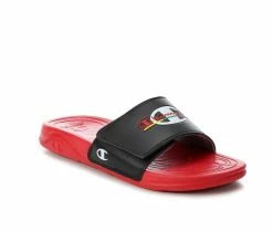 Boys' Champion Little Kid & Big Kid Mega V Explorer Sport Slides -Platform Sandals Shop 2 438