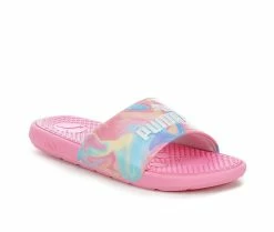 Girls' Puma Little Kid Cool Cat Ice Cream Swirl PS Sport Slides 10 Girls' Puma Little Kid Cool Cat Ice Cream Swirl PS Sport Slides -Platform Sandals Shop 2 449