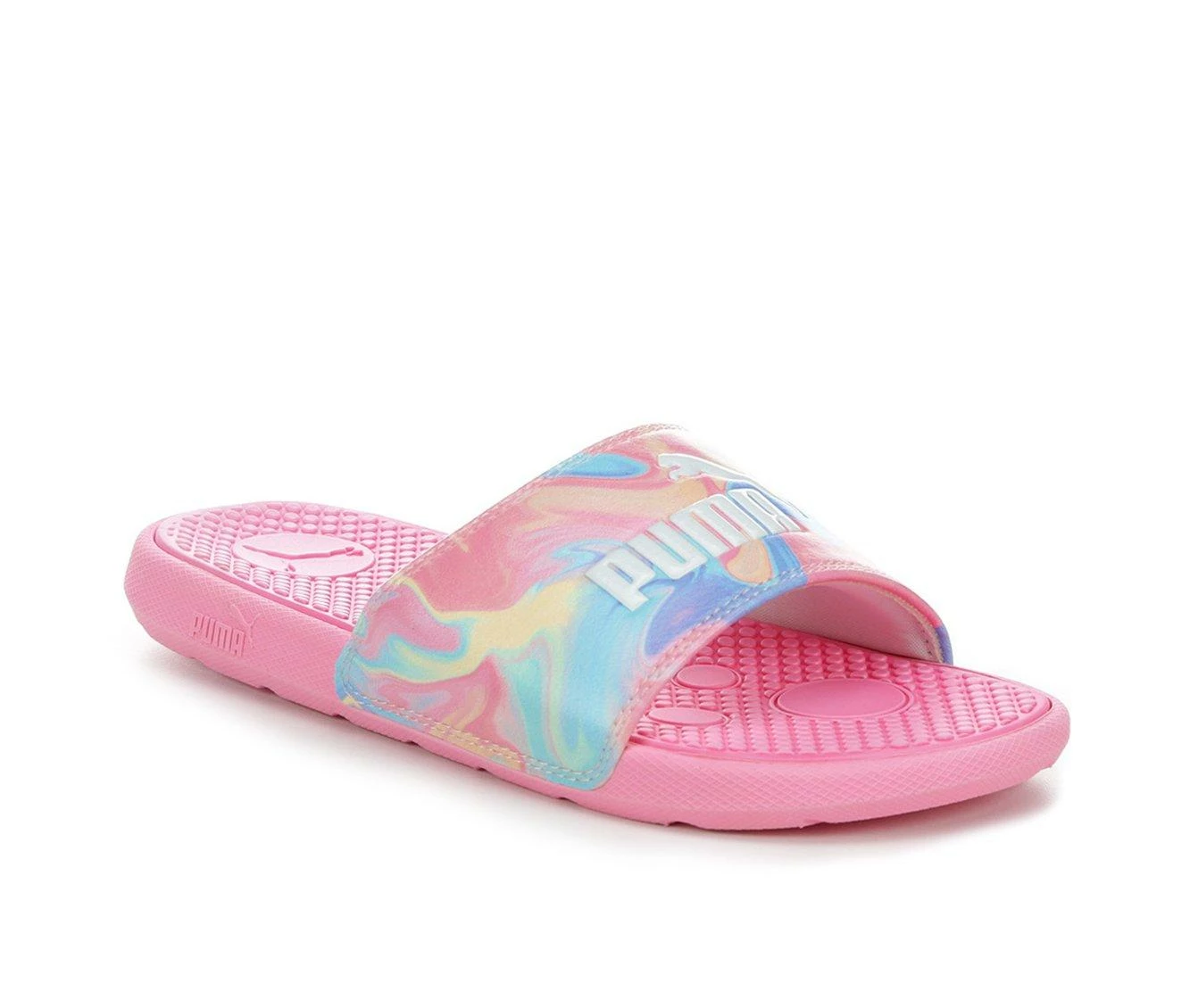 Girls' Puma Little Kid Cool Cat Ice Cream Swirl PS Sport Slides 5 Girls' Puma Little Kid Cool Cat Ice Cream Swirl PS Sport Slides - Image 3