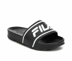 Boys' Fila Little Kid & Big Kid Sleek Slide ST Sport Slides -Platform Sandals Shop 2 466