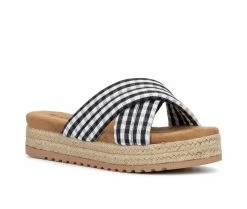 Women's Olivia Miller Summer Daze Platform Espadrille Sandals -Platform Sandals Shop 2 48
