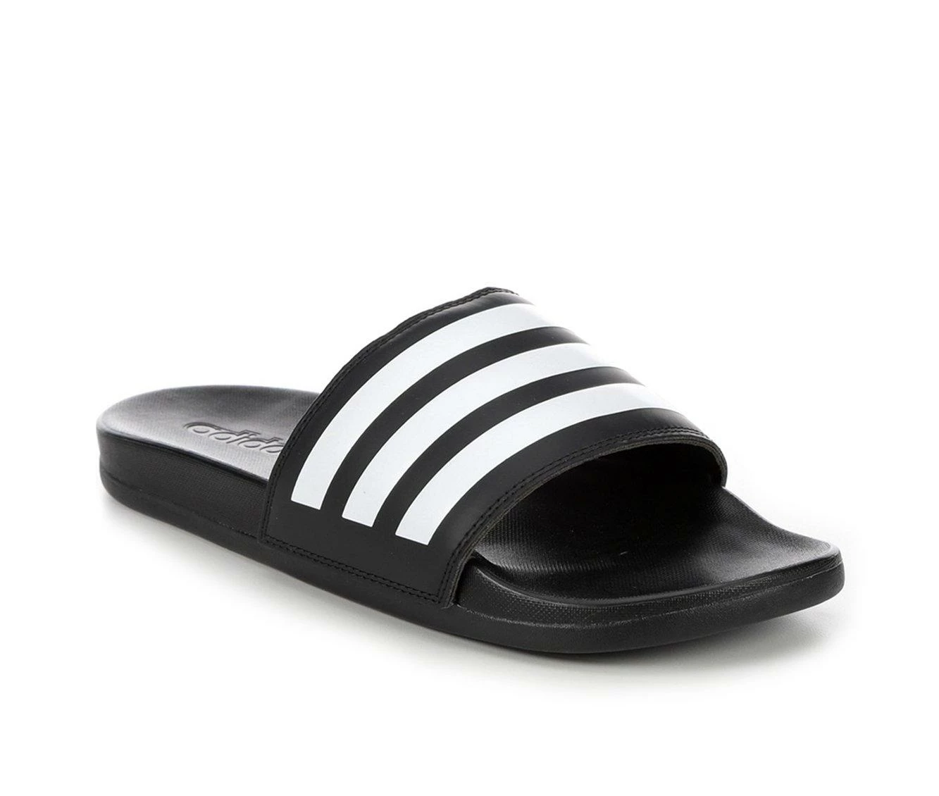 Women's Adidas Adilette Comfort Stripe Sport Slides 5 Women's Adidas Adilette Comfort Stripe Sport Slides - Image 3
