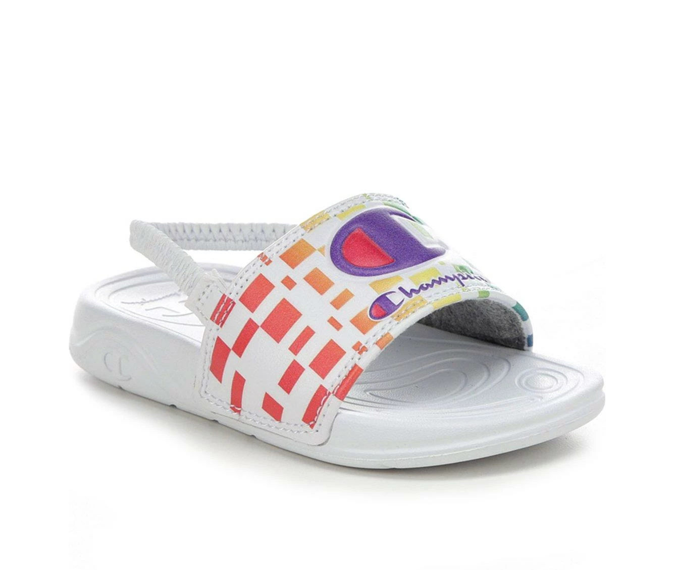 Girls' Champion Toddler Mega Slide Graph Sport Slides 5 Girls' Champion Toddler Mega Slide Graph Sport Slides - Image 3