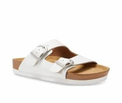 Women's Eastland Cambridge Double Strap & Buckle Slide Footbed Sandals -Platform Sandals Shop 2 599