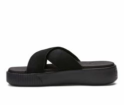 Women's Puma Platform Slide Velvet Sport Slides -Platform Sandals Shop 3 169