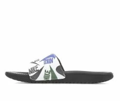 Boys' Nike Little Kid & Big Kid Kawa Print Sport Slides -Platform Sandals Shop 3 406