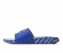 Boys' Champion Little Kid & Big Kid Mega Script Repeat Sport Slides -Platform Sandals Shop 3 468