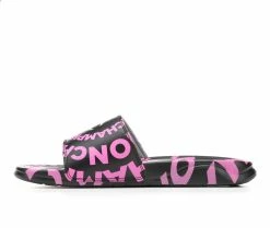 Girls' Champion Little Kid & Big Kid Mega Slide Swirl Sport Slides -Platform Sandals Shop 3 505