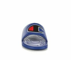 Boys' Champion Little Kid & Big Kid Mega Slide Big C Sport Slides -Platform Sandals Shop 4 387