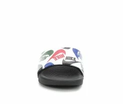 Boys' Nike Little Kid & Big Kid Kawa Print Sport Slides -Platform Sandals Shop 4 393