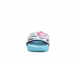 Girls' Under Armour Little Kid & Big Kid Ansa Print Sport Slides -Platform Sandals Shop 4 402