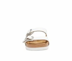 Women's Eastland Cambridge Double Strap & Buckle Slide Footbed Sandals -Platform Sandals Shop 4 573